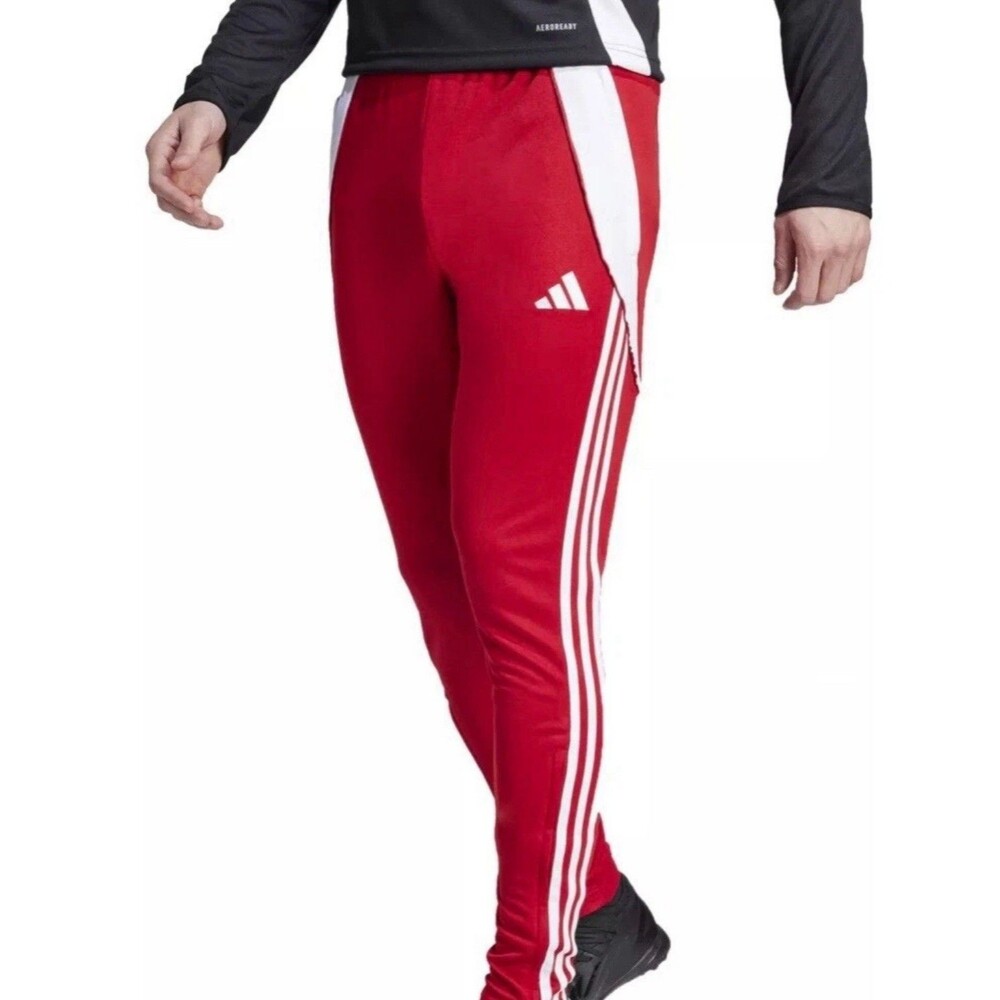 Size XL adidas Tiro 24 Men’s Soccer Track Jogger Pants IV7264 Red/White NEW